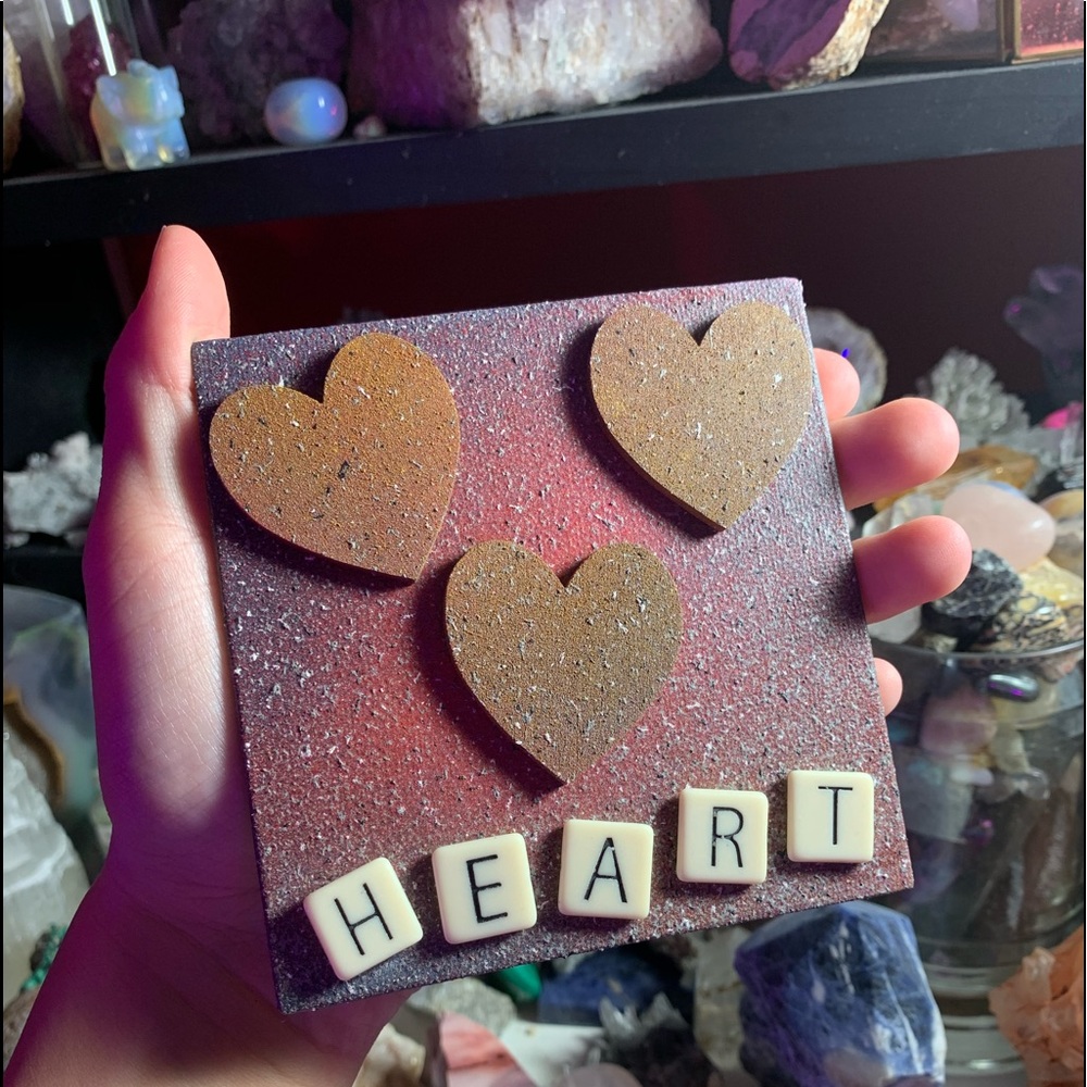 HANDMADE HEART MINI CANVAS